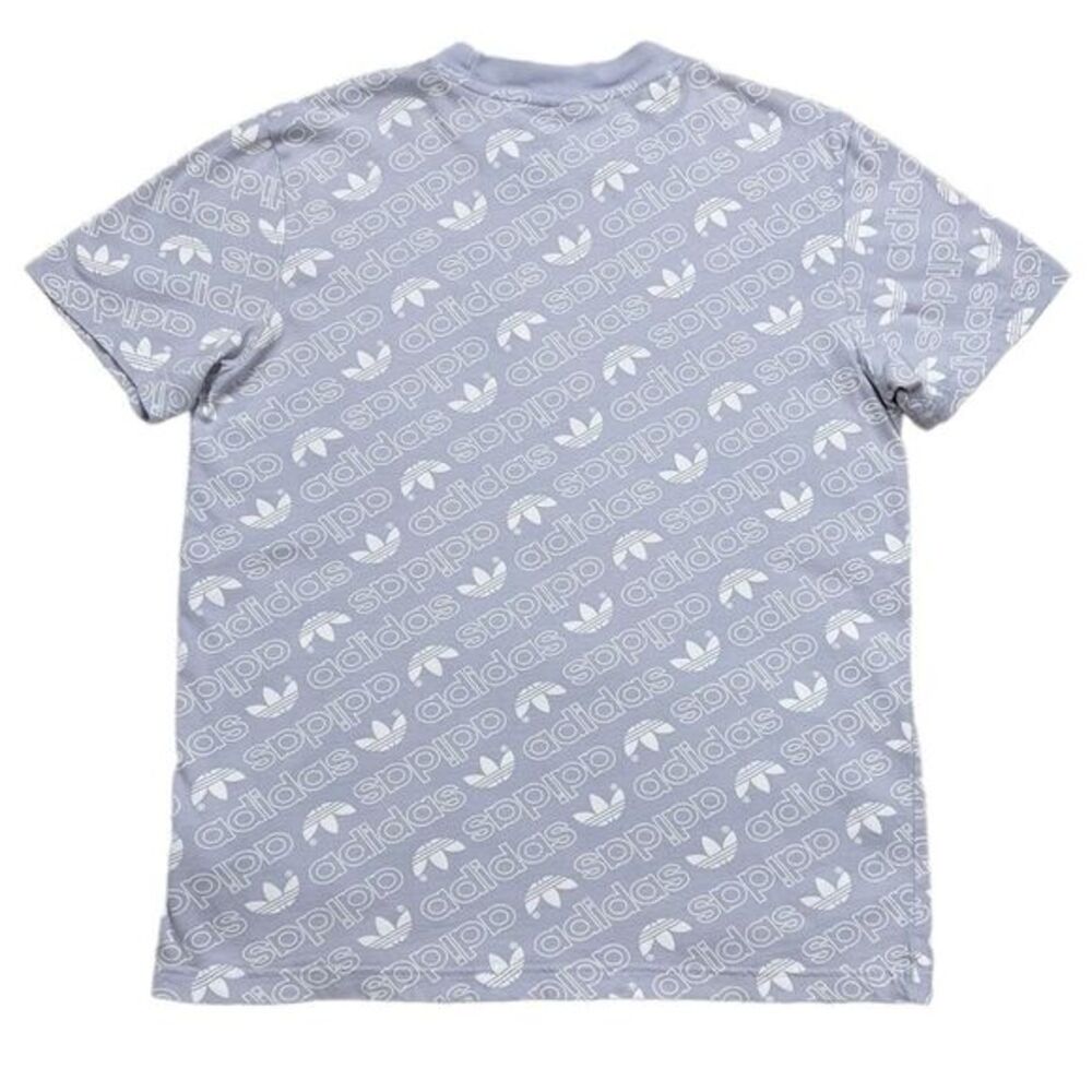 Adidas‎ Originals Monogram All Over Print Tee T-Shirt Lavender Purple Small - Picture 2 of 6